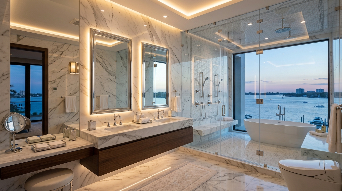 Luxury Jacksonville Estate Bathroom Plumbing